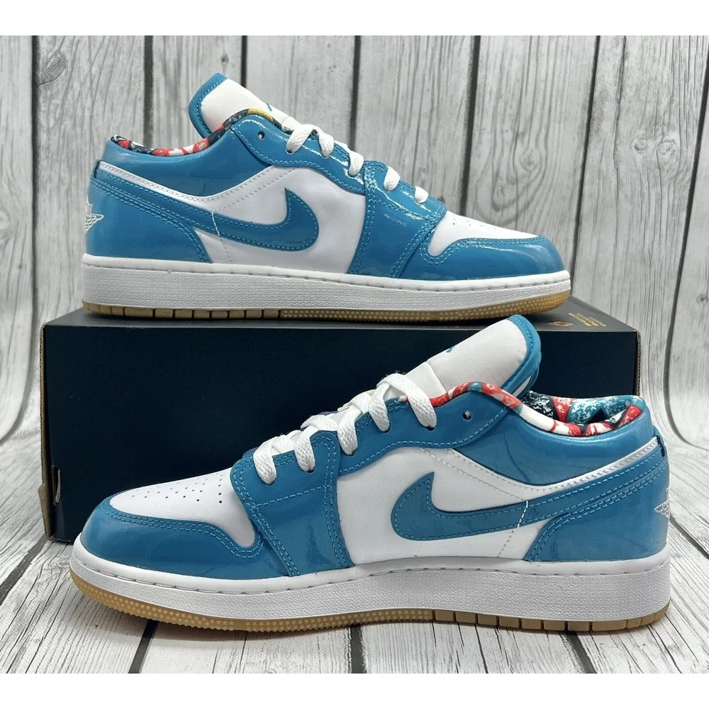 Size‎ 6y - Nike Air Jordan 1 Low SE GS Barcelona DM0589 400